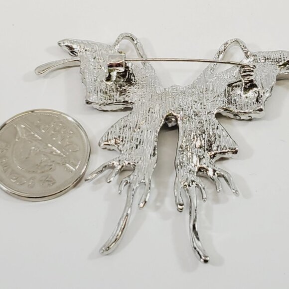 Fancy Butterfly Crystal Brooch (97238) - Picture 2 of 3